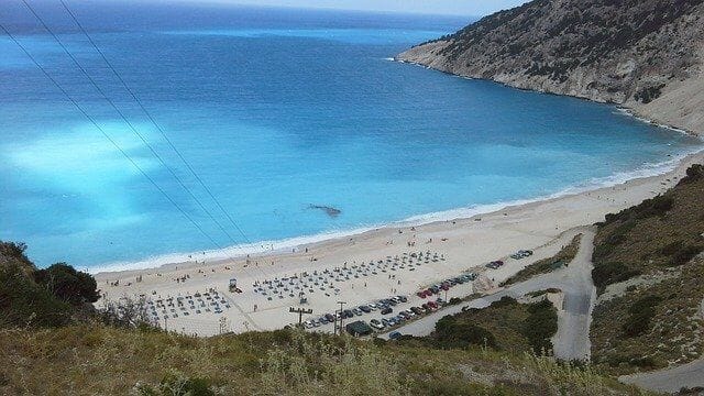 Myrtos Beach Beschreibung