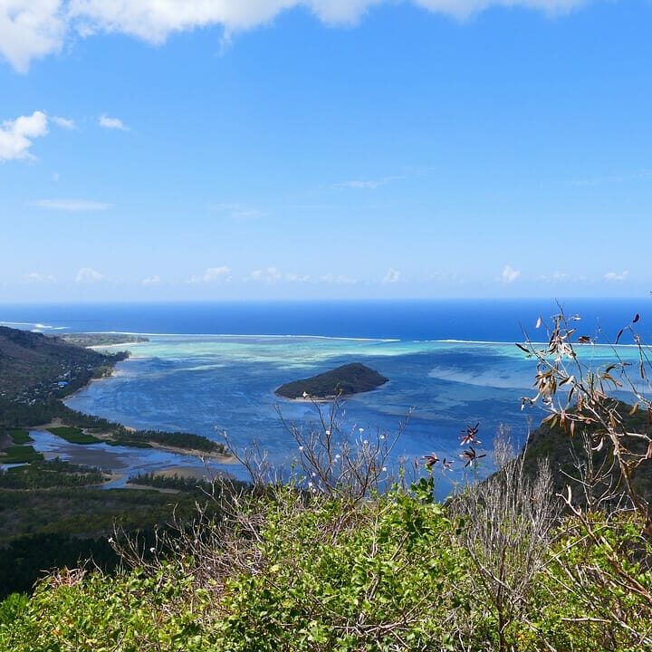 Unterwasser Wasserfall