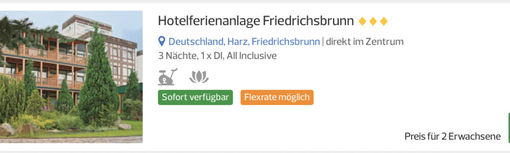 3 Tage Wellness All inclusive Angebot