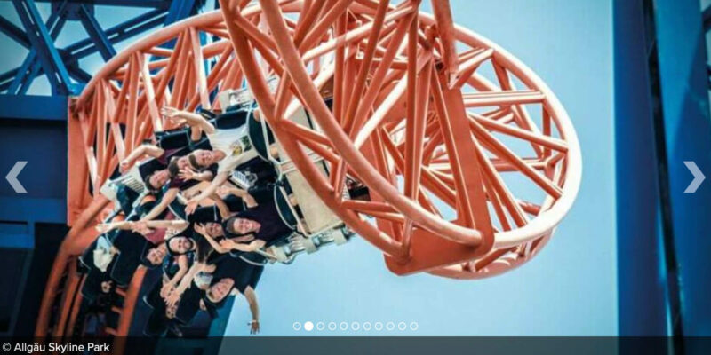 Einen Tag im Park des beliebten Freizeitpark in Bayern erleben