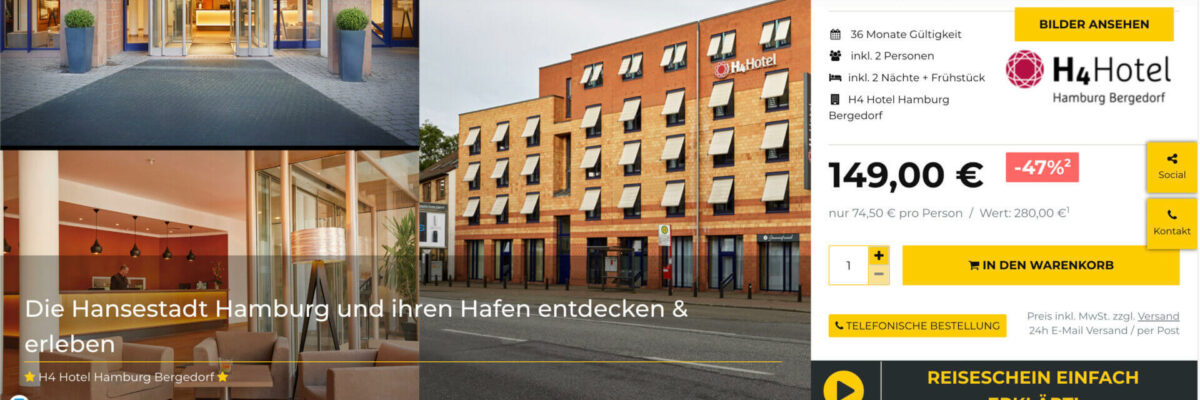 Kurztrip Hamburg Angebot