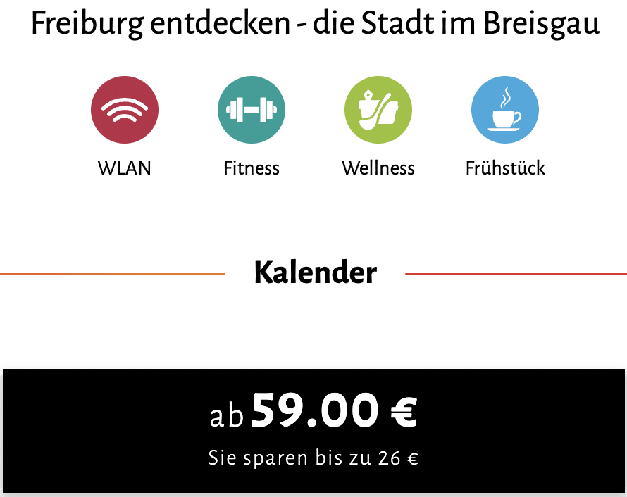 Freiburg Kurzurlaub Angebot