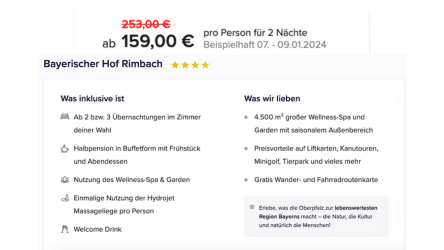 Bayerischer Hof Rimbach Angebote