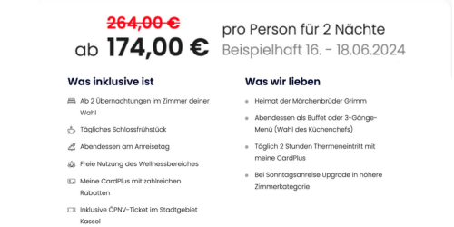Schlosshotel Bad Wilhelmshöhe Angebot mit Wellness Schlosshotel Bad Wilhelmshöhe Angebot mit Wellness