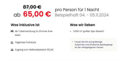 Cliff Hotel Rügen Angebot