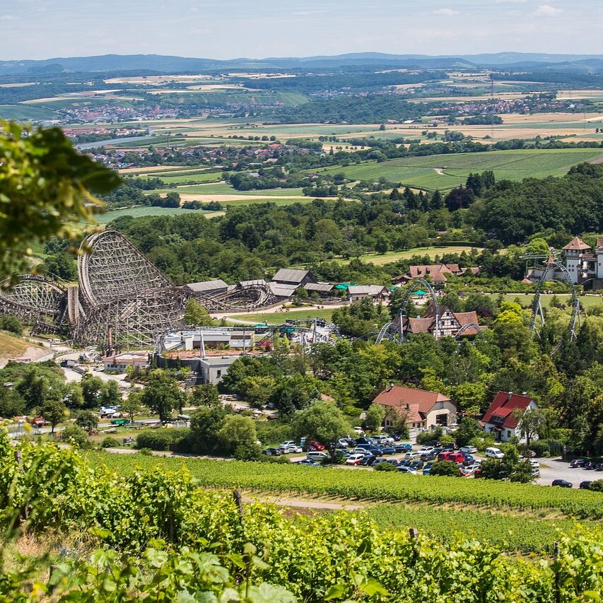 Erlebnispark Tripsdrill von Oben
