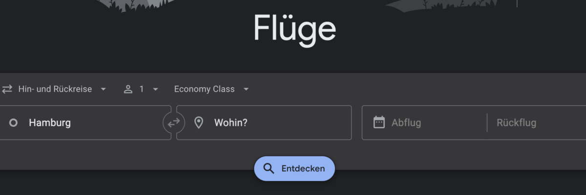 Flug buchen Google Flights
