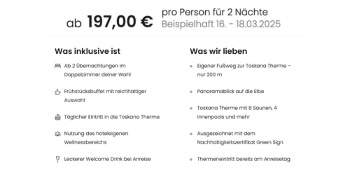 Toskana Therme Bad Schanda Angebot mit Hotel